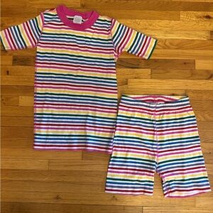 Hanna andersson Colorful Striped Kids Pajamas